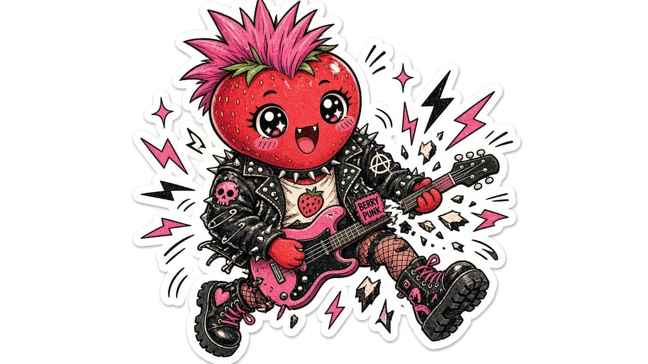 Berry Punk sticker